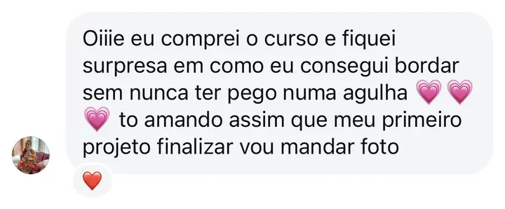 Depoimento de aluna
